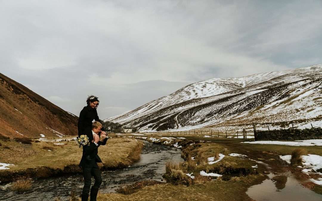 A Beautiful Intimate Scottish Micro Wedding in the Pentland Hills