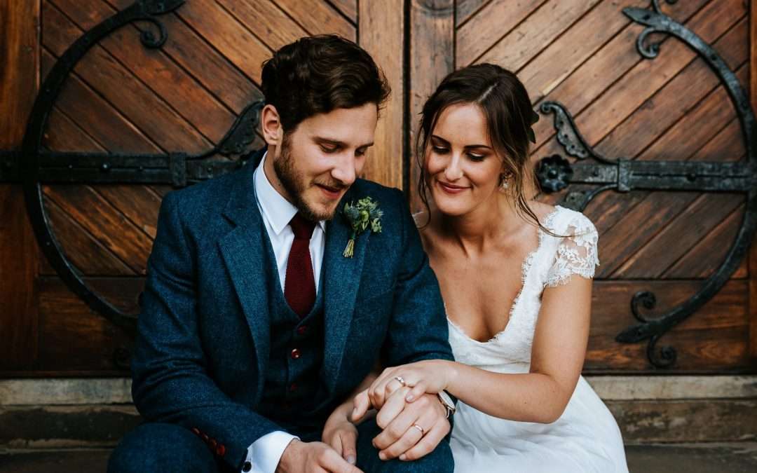 A Beautiful Wedding at Glasgow University Chapel and Cottiers Theatre