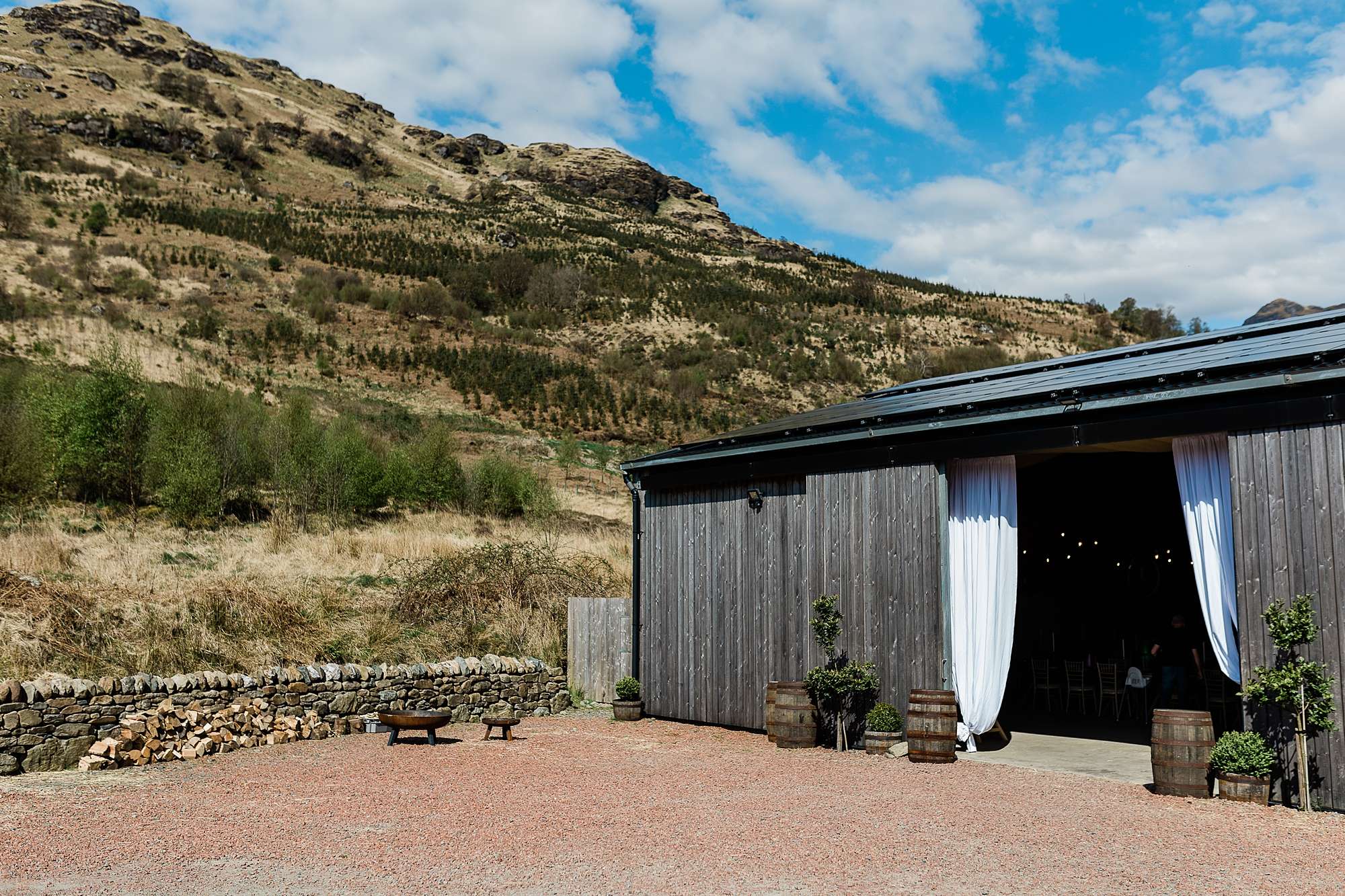 view of barn at Carrick Castle Estate