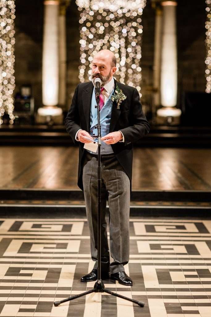 father of the bride speech at Mansfield Traquair wedding