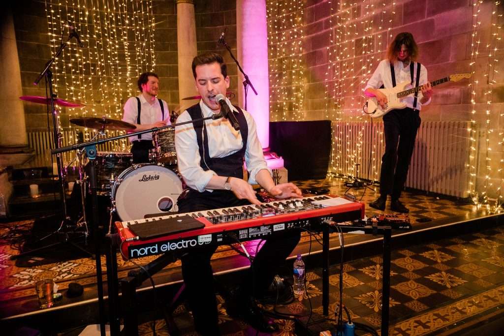 The Fabulous Hurricanes performing at Mansfield Traquair wedding