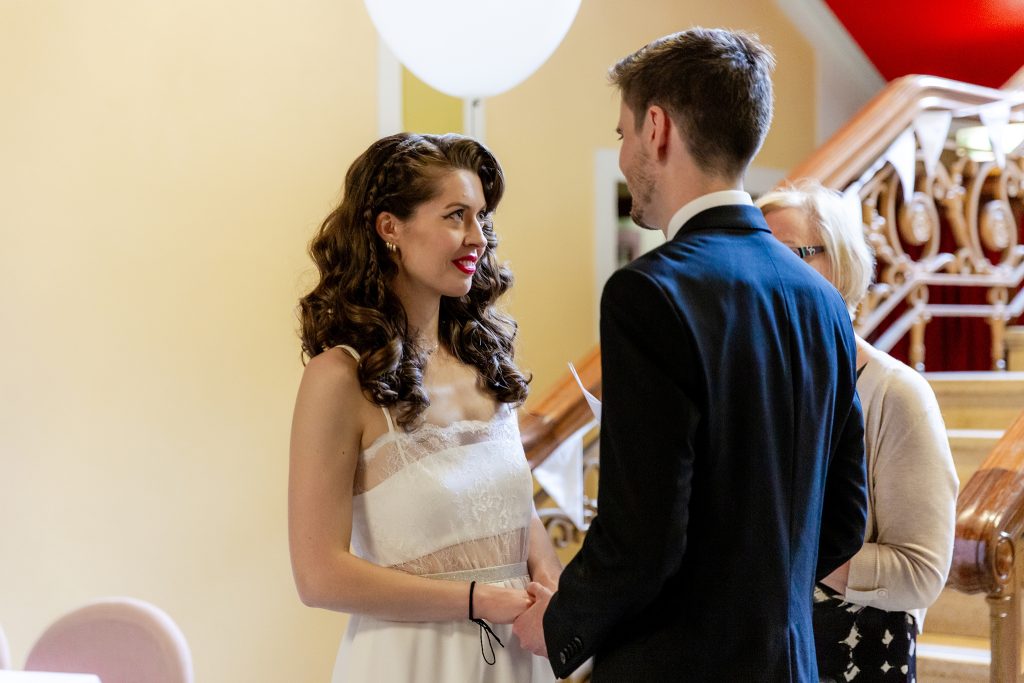 wedding ceremony at Leith Theatre