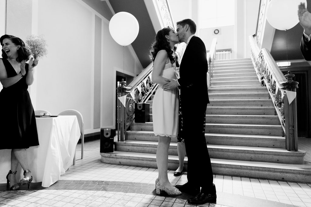 wedding ceremony at Leith Theatre