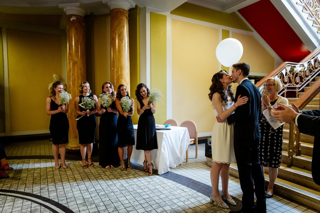 wedding ceremony at Leith Theatre