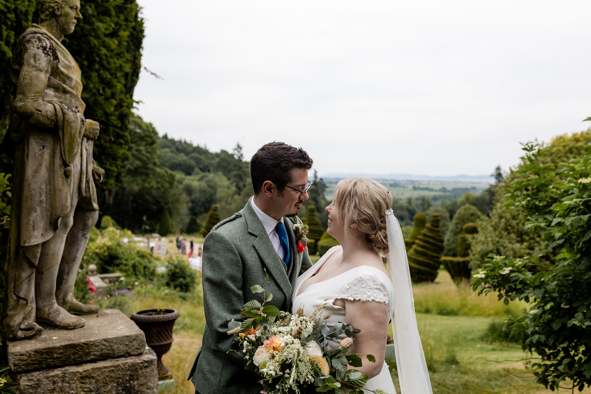 A Beautiful Woodland Wedding at Fingask Castle