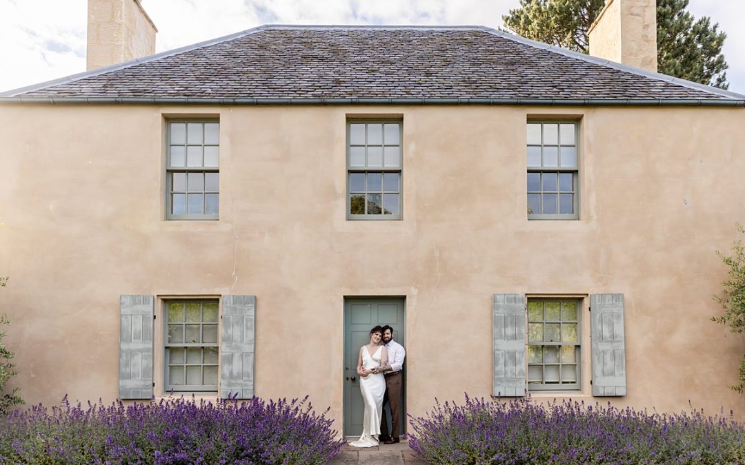 Beautiful film photography from a Wedding at Royal Botanic Gardens Edinburgh