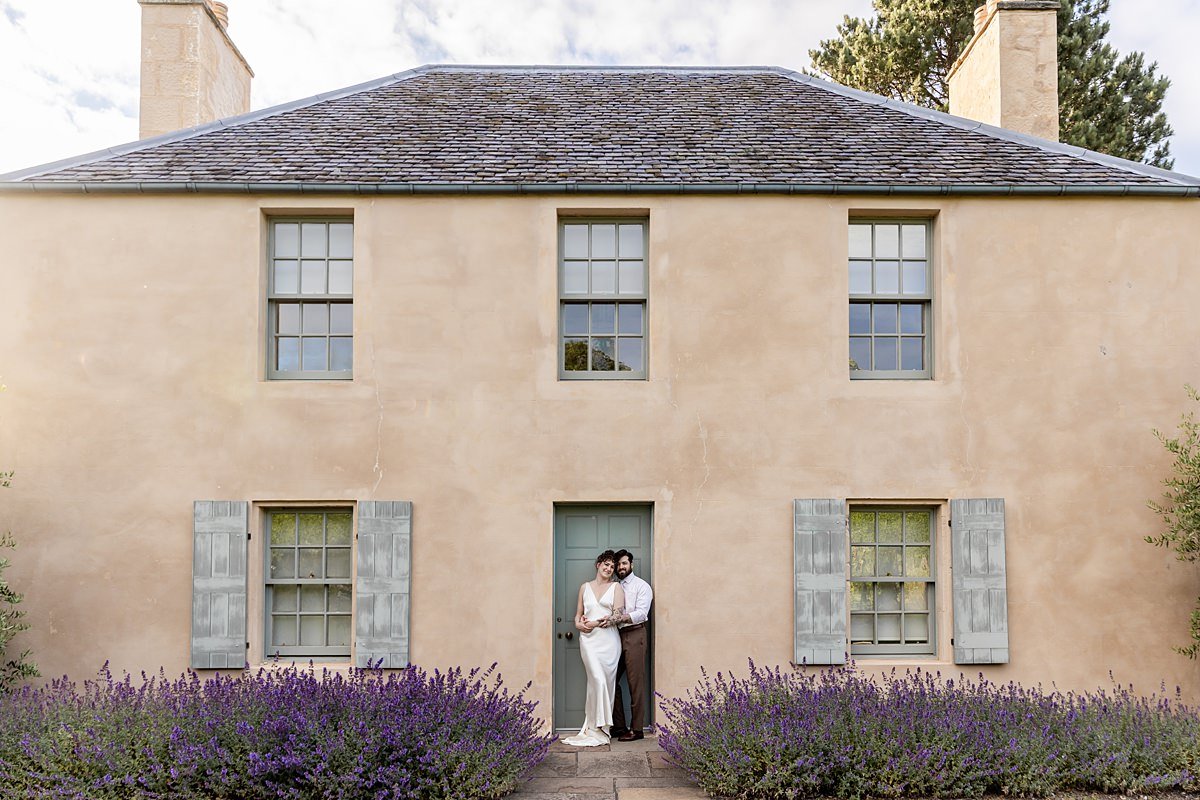 Beautiful film photography from a Wedding at Royal Botanic Gardens Edinburgh