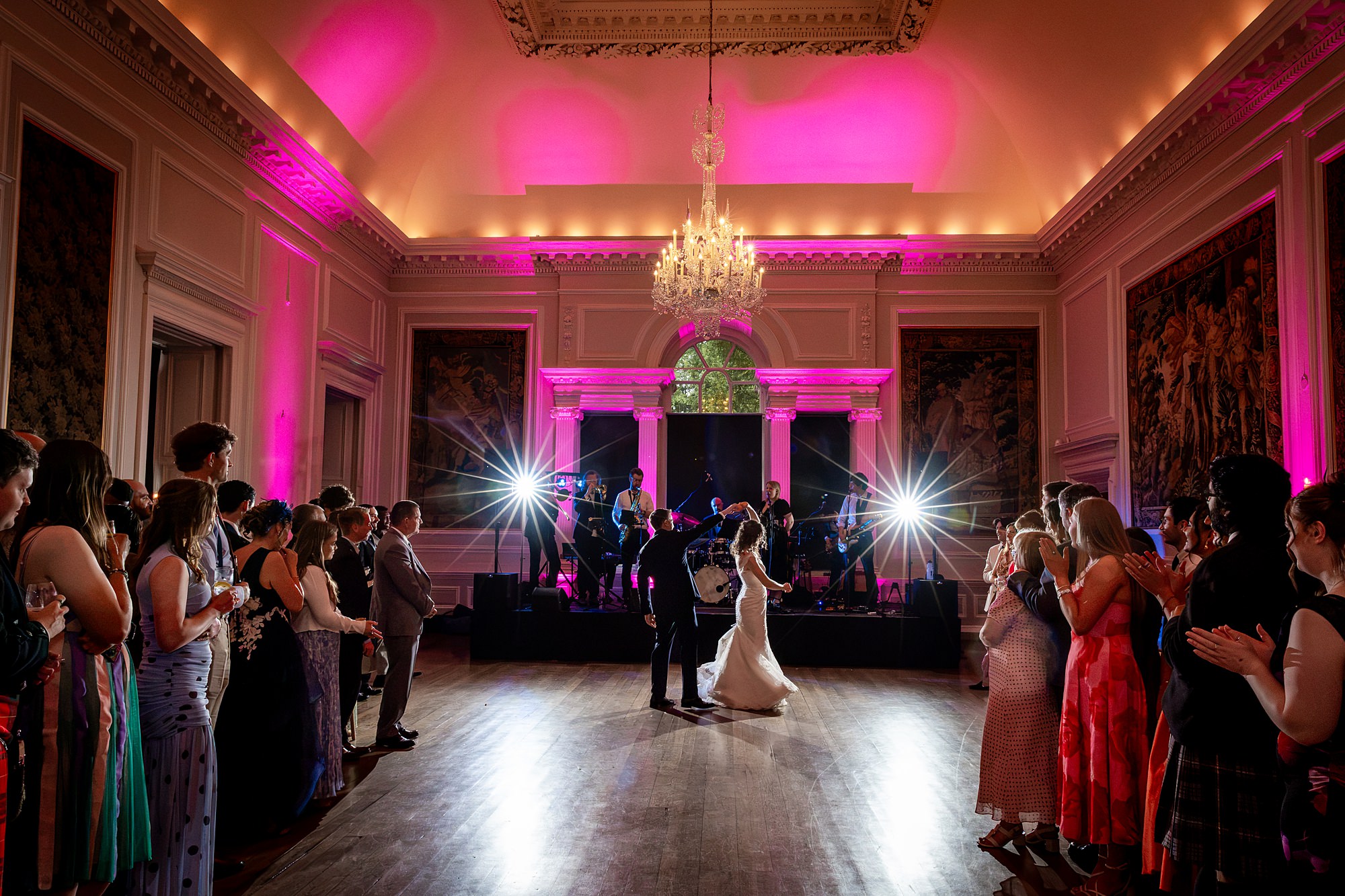 first dance at Hopetoun House wedding
